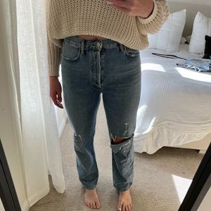 Agolde 90s pinch waist denim, size 29. Worn once.